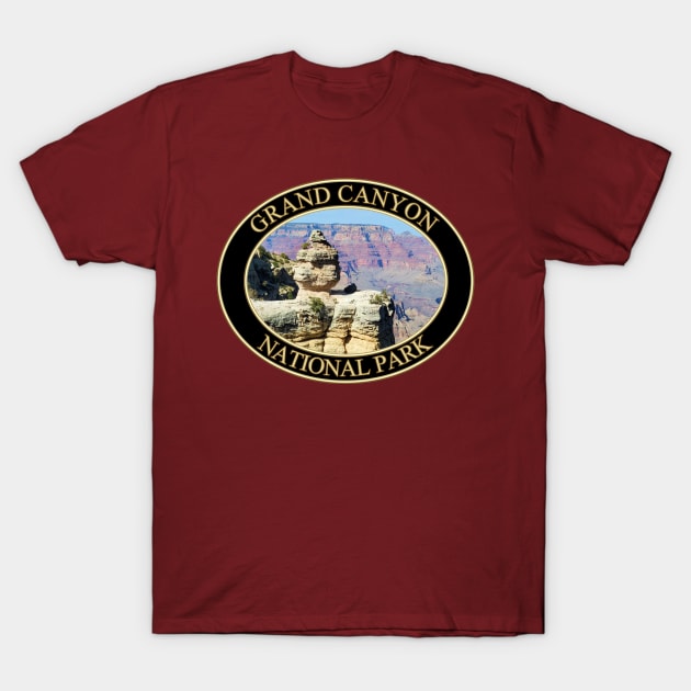 Duck Rock at Grand Canyon National Park in Arizona T-Shirt by GentleSeas